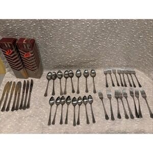 Oxford Hall Stainless‎ Steel Japan MCM Flatware MONTEREY 40 Pcs.